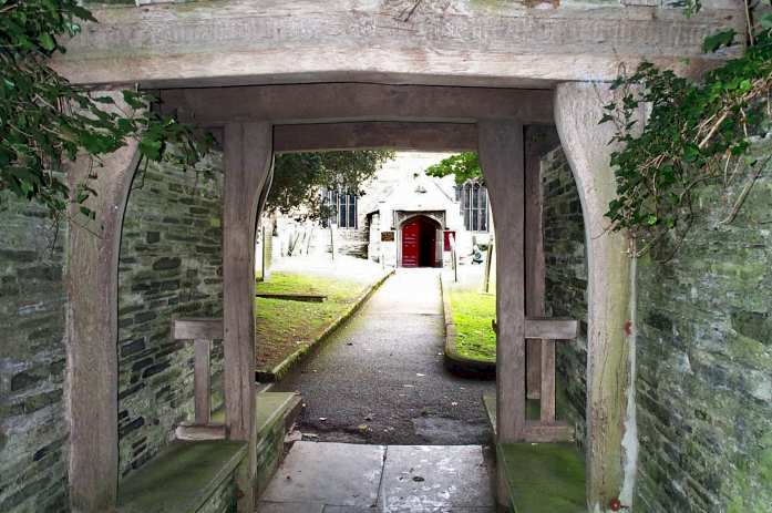 Padstow - Entrance to St. Petroc's