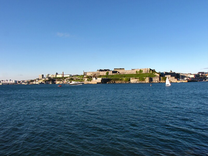 Plymouth seen from the Sound