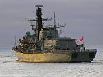 HMS Sutherland, Plymouth Sound
